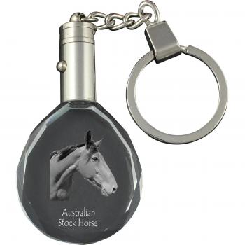 Crystal Horse Keychain by Art-Dog