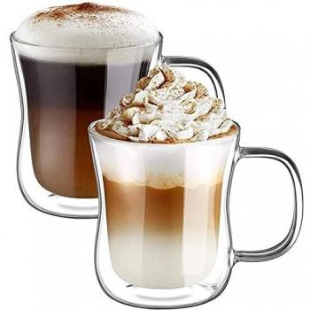 Ecooe 2er Set Latte Macchiato Gläser
