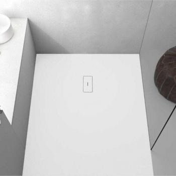Receveur de douche Stano 90x90 cm surface ardoisée blanche