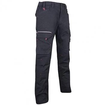 Pantaloni Canvas Estensibile LMA 1425 Nero Taglia 48