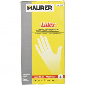 100‑Piece Pure Latex Glove Set – Maurer