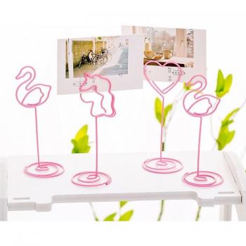 Pink Girl's Office Desktop Clip Folder