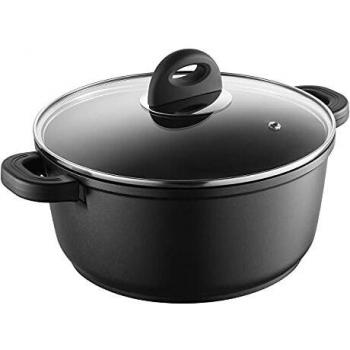 All‑Hob 24 cm Mojakök Nonstick Cast Aluminum Casserole – 4.2 L Glass Cover