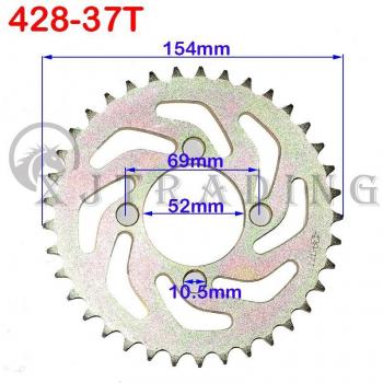 Dirt Bike Rear Chain Sprocket 31T/37T/41T/48T 52MM