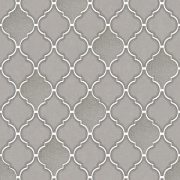 Trellis Tile Charcoal Wallpaper