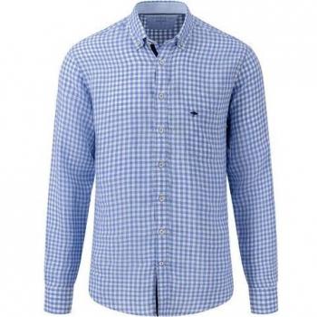 Giacca Camicia Uomo Fynch Hatton 1136010 Azzurro Intenso XL