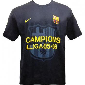 Camiseta Oficial F.C. Barcelona 05-06 Manga Corta