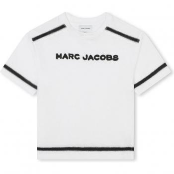 The Marc Jacobs Unisex Kinder T-Shirt W60187 Weiß Regular Fit 10Y