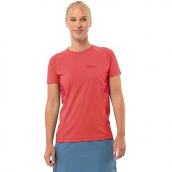 Jack Wolfskin NARROWS Funktions-T-Shirt Damen XL rot
