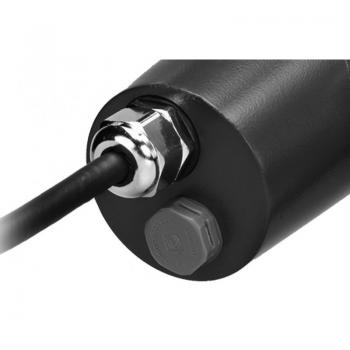 Nobile Illuminazione Projecteur Rond avec Support de Montage GU10 IP65 Aluminium Anodisé Noir 61082/A