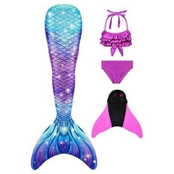 Pinna Sirenetta per Bambina con Coda