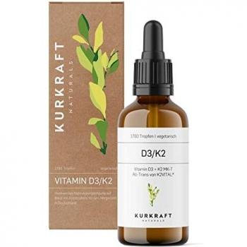 Kurkraft® Laborgeprüftes Vitamin D3 + K2