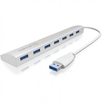 Hub USB 3.0 de 7 puertos, aluminio, ICY BOX IB-AC6701