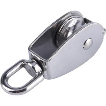 M32 304 Stainless Steel Single Wheel Swivel Pulley Block