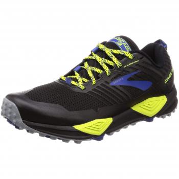 Brooks Herren Cascadia 13 Laufschuh, Schwarz (Black/Nightlife/Blue 004), 40.5 EU