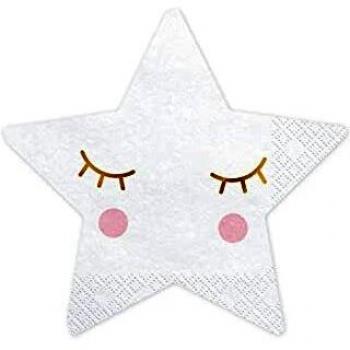 Little Stars – Tovaglioli a Forma di Stella, 16x16 cm