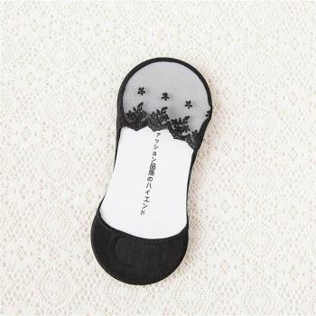 Summer Thin Low Cut High Heel Socks