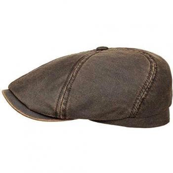 Stetson XXL Brooklin Old Cotton Flat Cap