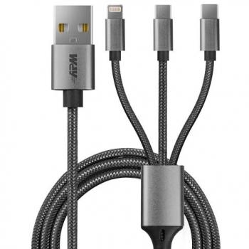 Câble APM 3 connecteurs 1,5 m Noir