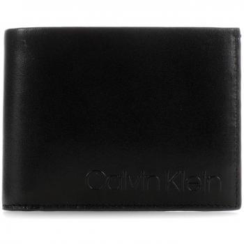 Men’s CK Horizontal Wallet with Strap – Black – K50K504463001