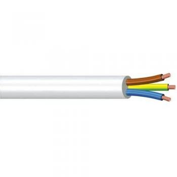Cavo Elettrico Tripolare Bianco 25 Metri 3x1,5 mm H05VV-F