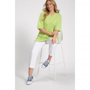 T-shirt verde con maniche corte per donna taglia 64/66