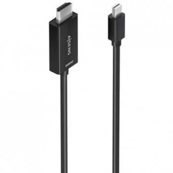 Câble AISENS Mini DisplayPort HDMI 0,6m 4K 60Hz