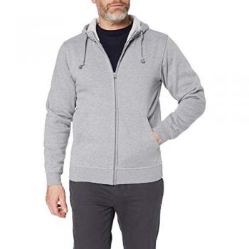 Clique Felpa con Cappuccio Grigio Melange XL