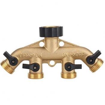 Zerodis Garten Wasserverteiler 4 Wege