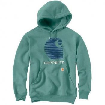Sudadera Carhartt C Logo con Capucha y Protección Rain Defender