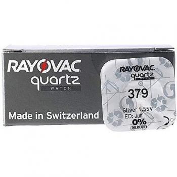 Rayovac 379 Watch Power Cell SR521SW 1.55V Silver Oxide