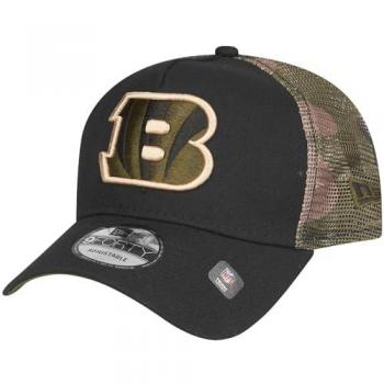 New Era Herren‑Trucker‑Cap – Black Wood Camo, One Size, NFL Team Style