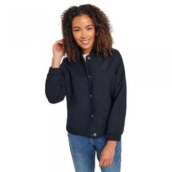Blouson Bomber Boucle M & Co en Bleu