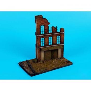 Accesorios de construcción en miniatura 1/72, resina gris, D04 (15x9 × 15mm)