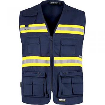 Blusa Táctica Luminosa para Trabajadores con Bolsillos Multiples