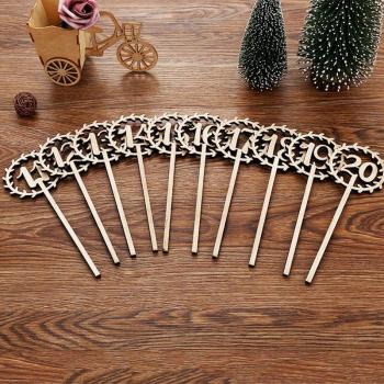 Wooden Event Table Numbers