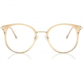 Herren Braune TR90 Blaulichtbrille Oval Vollrand