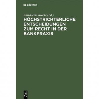 Vitalsource Technologies, Inc. H?chstrichterliche Entscheidungen zum Recht in der Bankpraxis