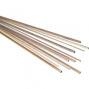 Brass U Profile 500 x 3 x 1.5 mm