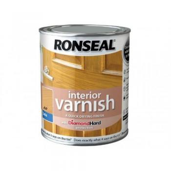 Ronseal RSLIVSAS250 250ml Quick Dry Satin Interior Varnish