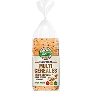 Pan de molde de trigo y espelta multicereales
