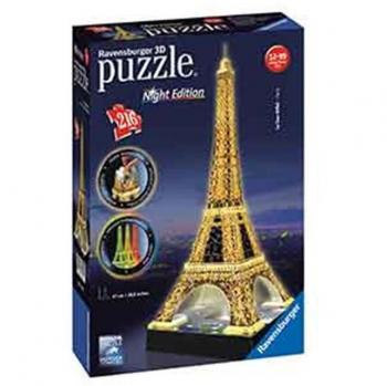CN23 RAVENSBURGUER PUZZLE 3D Torre Eiffel Edición Nocturna 12579