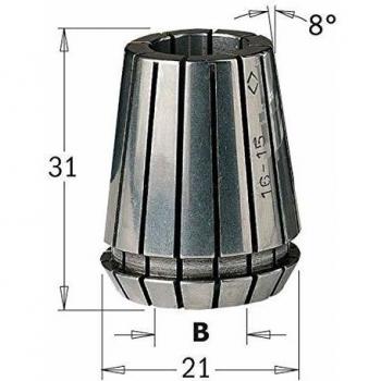 Attrezzo elastico DIN6499 ER-20 21 mm × 31 mm, D=9 mm