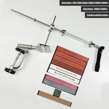 Ruixin Profi RX008 Aluminiumlegierung Messer-Schärfer mit Schleifsteinen
