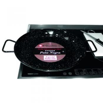 Padella paella acciaio nero Garcima induzione Ø38 cm