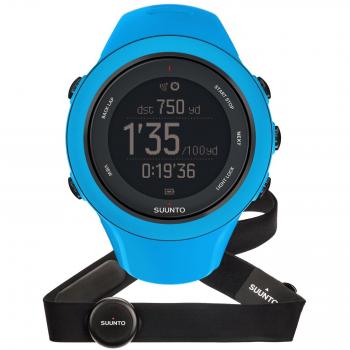 Suunto AMBIT3 SPORT HR Unisex Multisports GPS Watch Waterproof up to 50 m in Blue