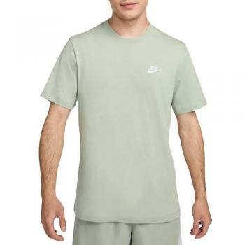 Camiseta de Hombre Nike Sportswear Club Verde Jade (M)