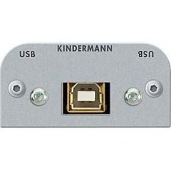Kindermann USB B-A Buchse 7441-525 54x54 mit Kabelpeitsche (0.05 m), USB Kabel