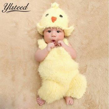 Crochet Baby Chick Hat and Costume for Newborn Photography
