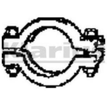 Klarius 72mm Exhaust Clamp